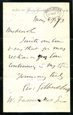 SCOTT GEORGE GILBERT: (1811-1878) English Gothic Revival architect chiefly associated with the 