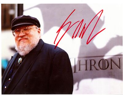 MARTIN GEORGE R. R.: (1948- ) American author of the series of epic fantasy novels A Song of 