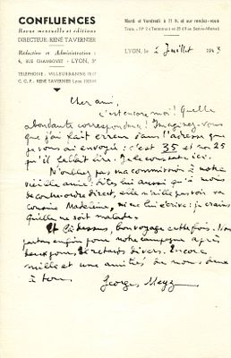ARAGON LOUIS: (1897-1982) French poet, one of the leading voices of the surrealist movement in 