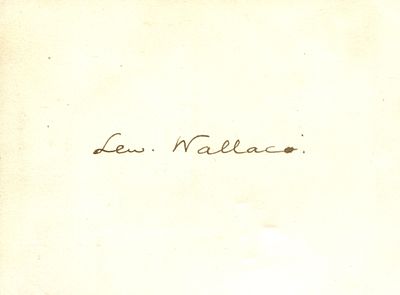 WALLACE LEW: (1827-1905) American lawyer, Union General in the American Civil War, politician, 