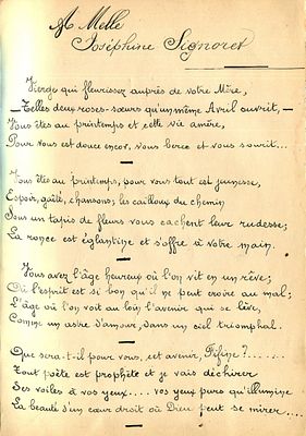 POETS AUTOGRAPH ALBUM: A good selection of four lengthy poems by several poets, Mexican and 