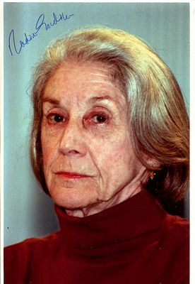 GORDIMER NADINE: (1923-2014) South African Writer and political Activist- Nobel Prize in 
