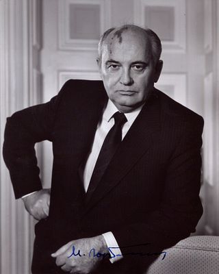 GORBACHEV MIKHAIL: (1931-2022) Soviet Politician who served as General Secretary of the 