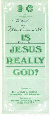 ALI MUHAMMAD: (1942-2016) American boxer, World Heavyweight Champion. A signed and inscribed 