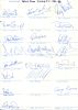 ENGLISH FOOTBALL: (x39). ENGLISH FOOTBALL: Selection of multiple signed A4 sheets by various Изображение - 4