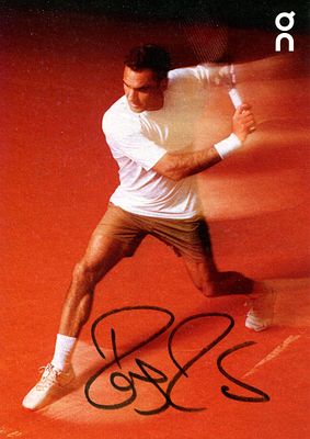 FEDERER ROGER: (1981- ) Swiss tennis player, Wimbledon champion 2003, 2004, 2005, 2006, 2007, 