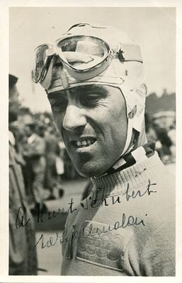 NUVOLARI TAZIO: (1892-1953) Italian motor racing driver, winner of the European Driver&acute;s 