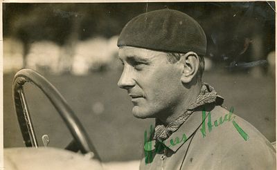 STUCK HANS: (1900-1978) German motor racing driver of the 1930s and early 1950s. Vintage signed 