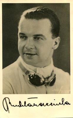 CARACCIOLA RUDOLF: (1901-1959) German motor racing driver, winner of the European Drivers&acute; 