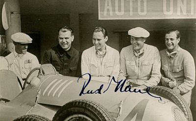 HASSE RUDOLF: (1906-1942) German motor racing driver, winner of the 1937 Belgian Grand Prix with 