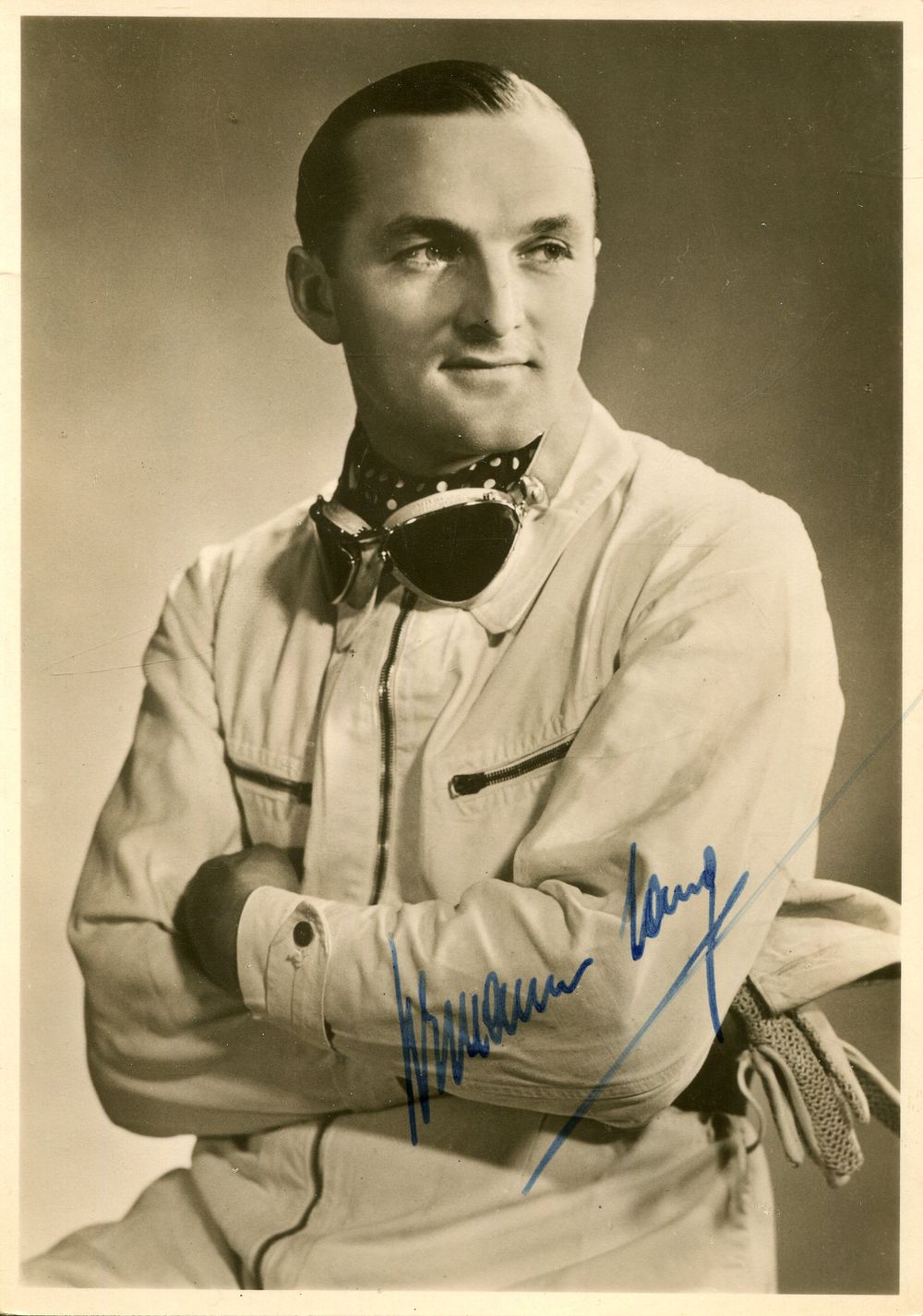 LANG HERMANN: (1909-1987) German motor racing driver, winner of the 24 Hours of Le Mans in 1952 