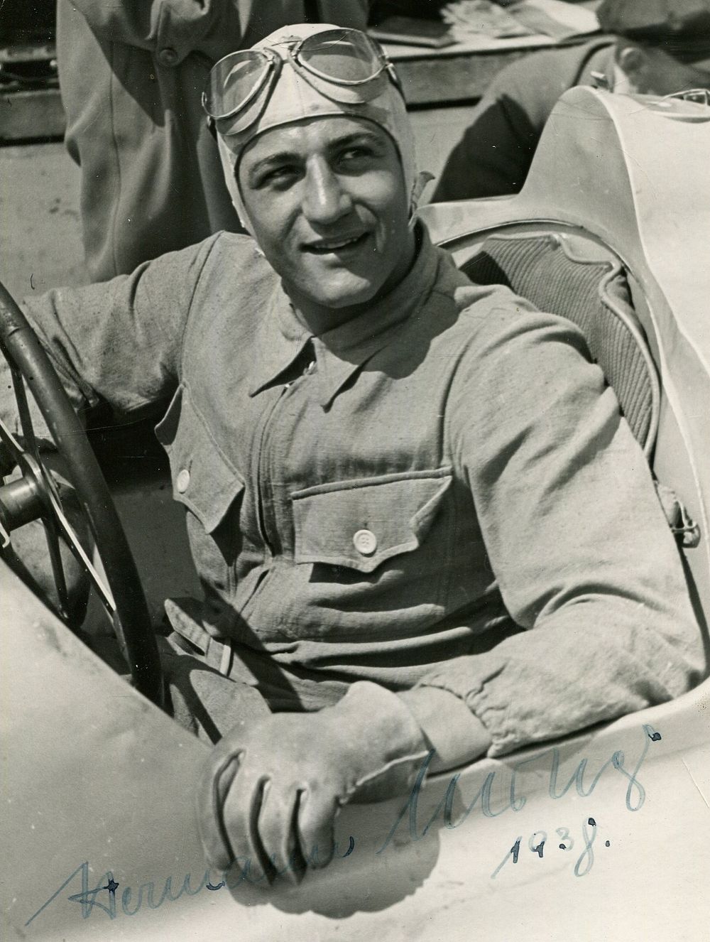 MULLER HERMANN: (1909-1975) German motor racing driver, winner of the 1939 French Grand Prix 