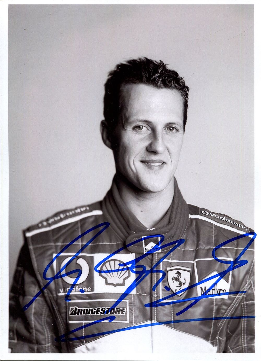 SCHUMACHER MICHAEL: (1969- ) German Motor Racing Driver, Formula One World Champion 1994, 1995 
