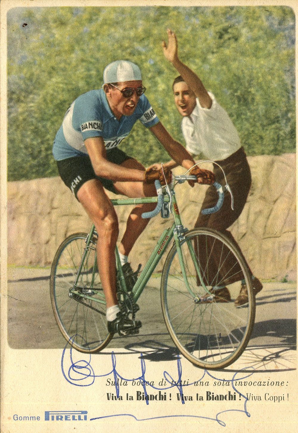 COPPI FAUSTO: (1919-1960) Italian Cyclist, Winner of the Tour de France 1949 & 1952. Vintage 