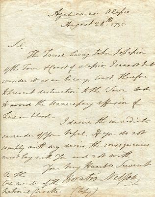 NELSON HORATIO: (1758-1805) British Admiral during the Napoleonic Wars, the victor of the 