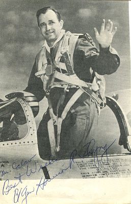 AMERICAN ACES: (x20). AMERICAN ACES: Selection of signed printed paper images (the majority 