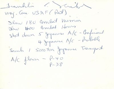 AMERICAN ACES: (x31). AMERICAN ACES: Selection of signed clipped pieces, cards (a few with 