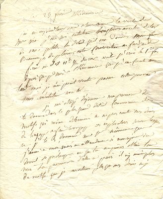 DAVOUT LOUIS NICOLAS: (1770-1823) Marshal of France, Duc d&acute;Auerstaedt and Prince of Eckmuhl. 