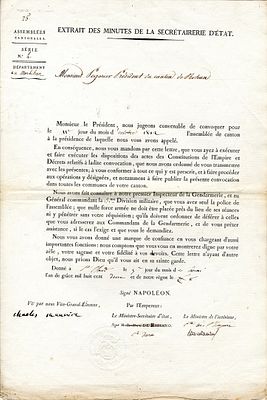 TALLEYRAND-P&Eacute;RIGORD CHARLES MAURICE DE: (1754-1838) French Diplomat and Statesman. Prime 