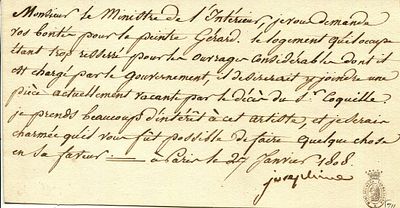 DE BEAUHARNAIS JOSEPHINE: (1763-1814) Empress Consort of the French 1804-10, the first wife of 