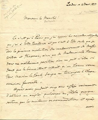 PIONTKOWSKI FREDERIC: (1786-1849) Polish Adventurer. Piontkowski was a Napoleon worshipper and 