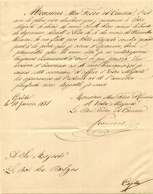 FRANCIS II: (1836-1894) King of the Two Sicilies 1859-61. He was the last King of the Two 