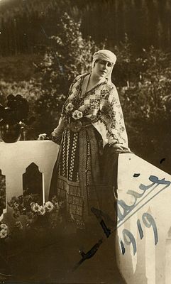 MARIE OF ROMANIA: (1875-1938) British Princess who served as the last Queen of Romania (1914-27) 
