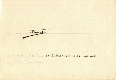 DANILO CROWN PRINCE OF MONTENEGRO: Danilo Petrovic-Njegos (1871-1939) Crown Prince of 