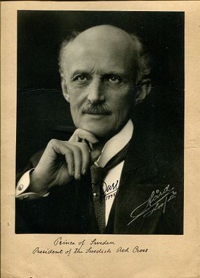 PRINCE CARL OF SWEDEN, DUKE OF VASTERGOTLAND: (1861-1951) Swedish Prince, son of King Oscar II 