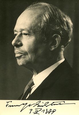 FRANZ JOSEPH II: (1906-1989) Prince of Liechtenstein 1938-89. Signed 4 x 6 photograph of the 