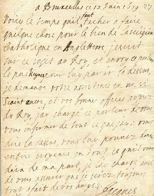 JAMES II & VII: (1633-1701) &acute; Now is the time to strive to do something for the good of the 