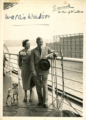EDWARD & WALLIS. EDWARD, DUKE OF WINDSOR (1894-1972) King of the United Kingdom January - 