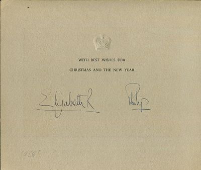 ELIZABETH II & PRINCE PHILIP. ELIZABETH II: (1926-2022) Queen of the United Kingdom 1952-2022 