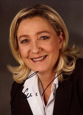 LE PEN MARINE: (1968- ) French Lawyer and Politician. She served as the president of the 