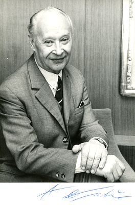 DUBCEK ALEXANDER: (1921-1992) Slovak Politician, First Secretary of the Presidium of the Central 