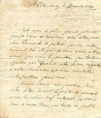 REPNIN NIKOLAI VASILYEVICH: (1734-1801) Russian Prince and Statesman. Empress Catherine the 