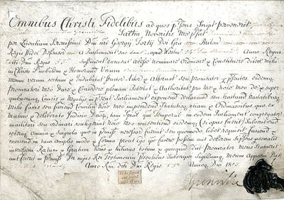 GRENVILLE WILLIAM: (1759-1834) British Prime Minister 1806-07. D.S., Grenville , one page 