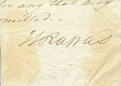 RAFFLES STAMFORD: (1781-1826) British colonial official, the founder of Singapore as a trading 