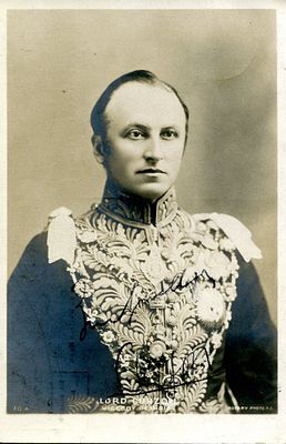CURZON GEORGE NATHANIEL: (1859-1925) 1 st Marquess of Curzon. Also known as Lord Curzon 