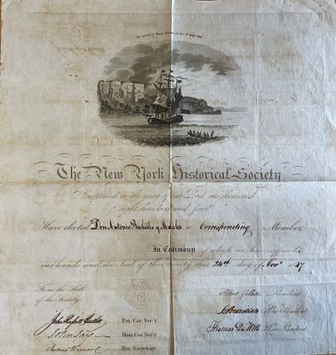 GALLATIN ALBERT: (1761-1849) Swiss-born American politician and diplomat, a leading figure in 