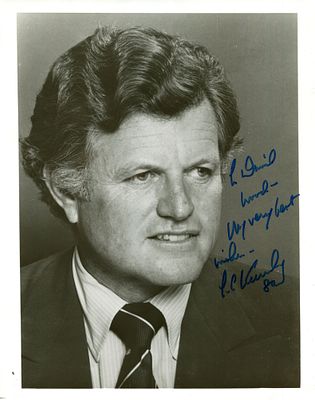 KENNEDY EDWARD: (1932-2009) American politician, United States Senator from Massachusetts 