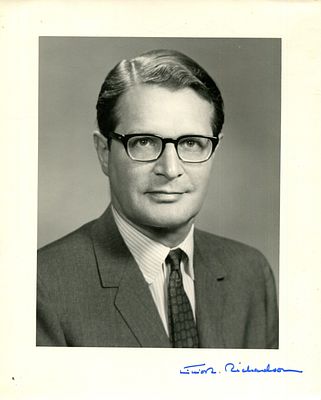 [WATERGATE SCANDAL]: RICHARDSON ELLIOT: (1920-1999) American lawyer and politician who served as 