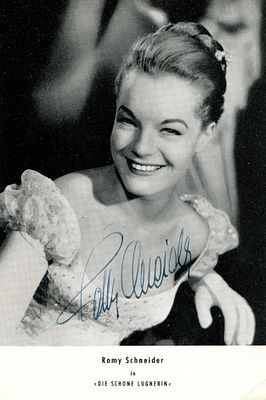 SCHNEIDER ROMY: (1938-1982) Austrian-German Actress. A very fine vintage signed 4 x 6 photograph 