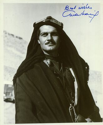 SHARIF OMAR: (1932-2015) Egyptian actor. A good signed 8 x 10 photograph of the actor in a 