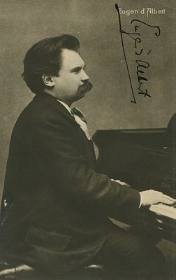 D&acute; ALBERT EUGEN: (1864-1932). D&acute;ALBERT EUGEN: (1864-1932) Scottish-born German pianist and 