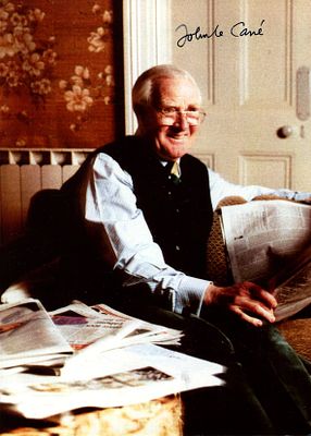 LE CARRE JOHN: (1931-2020) British author of espionage novels and former member of the Secret 