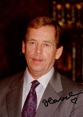 HAVEL VACLAV: (1936-2011) Czech statesman, writer and dissident who served as President of 