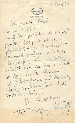 KORNGOLD ERICH WOLFGANG: (1897-1957) Austrian composer and conductor, noted for his film scores. 