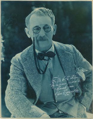 CAVENDER GLEN: (1883-1962) American actor, an original member of the Keystone Cops who also 