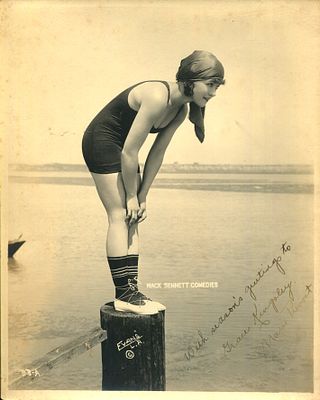 PREVOST MARIE: (1896-1937) Canadian actress who was discovered by Mack Sennett and contracted as 